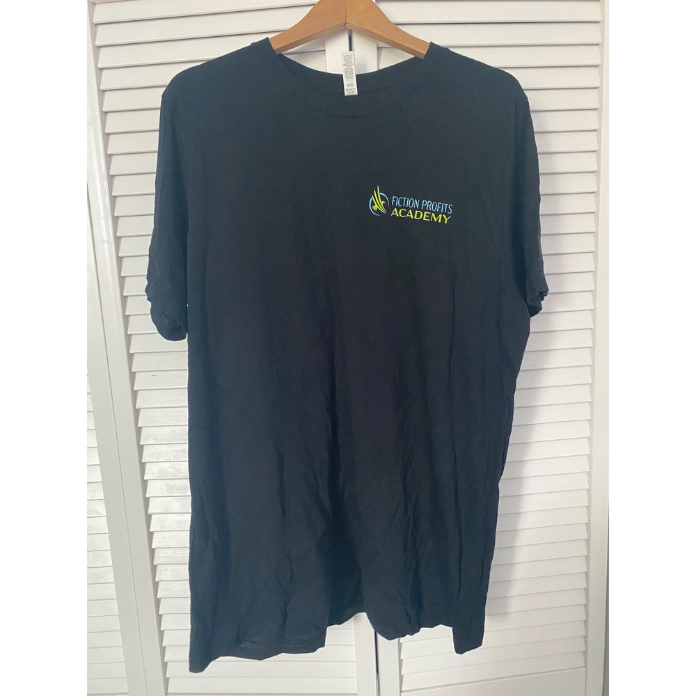 Bella Canvas Fiction Profits Academy Henry Ford Quote T-Shirt Black XL